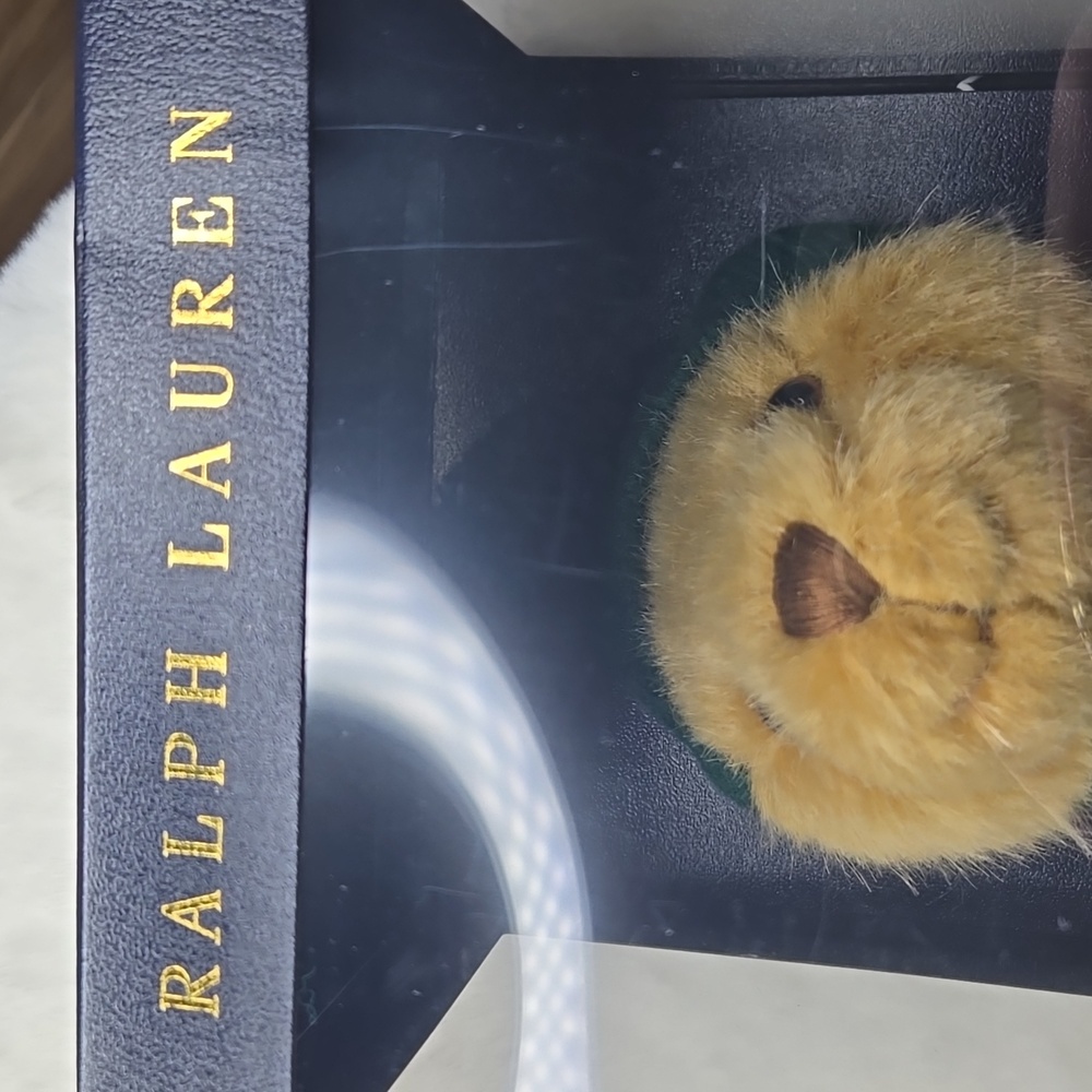 Ralph Lauren Polo Bear Plush in Green and Tan NEW in box - Picture 2 of 4